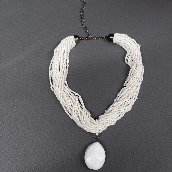 Vintage Multi Strand Tiny Bead Necklace - Picture 8 of 10